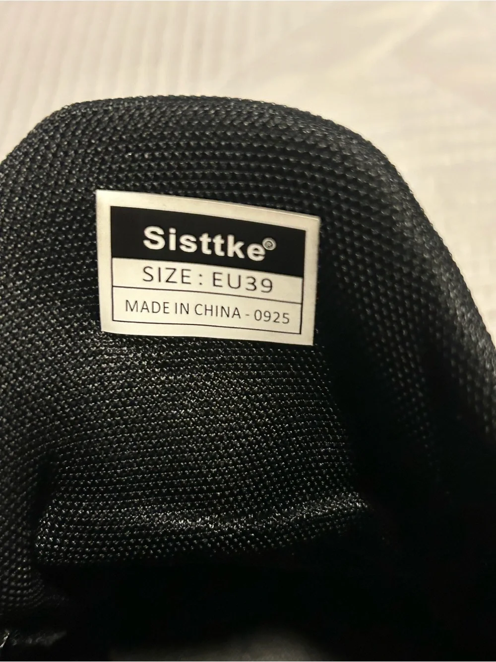 Sisttke Eagsouni Black Wrestling Boxing Shoes Zero Drop Mid Top EU 39 US Men 6.5